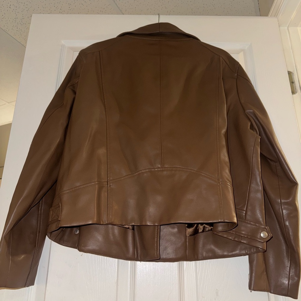 Blank NYC Tan Faux Leather Jacket - Picture 8 of 8